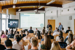 Abschlussveranstaltung des Planspiels "MedTech Start-up" im Sommersemester 2024.