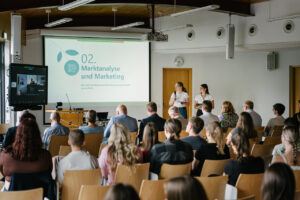 Abschlussveranstaltung des Planspiels "MedTech Start-up" im Sommersemester 2024.