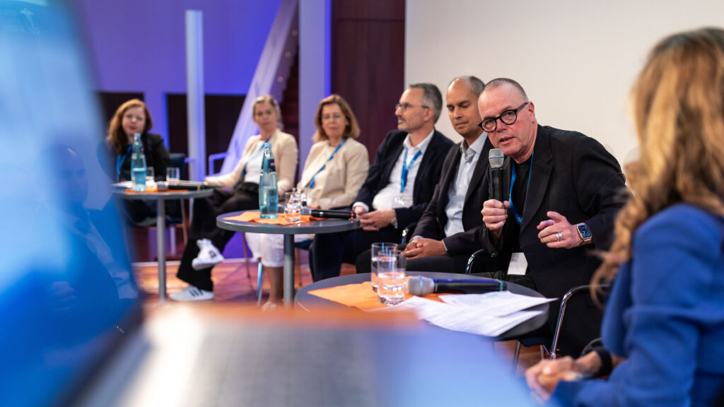 Podiumsdiskussion auf der MEDIgration 2024, Bildautor: R. Waelder