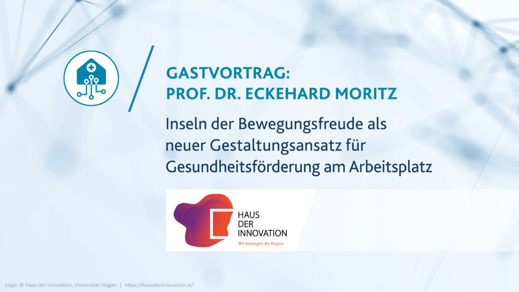 Vortrag von Prof. Eckehard Moritz