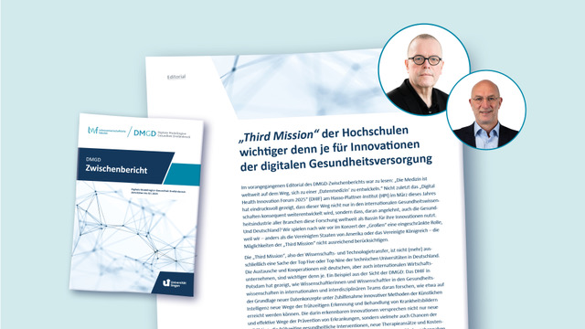 Editorial im neuen DMGD-Bericht von Dr. Olaf Gaus und Stefan Hundt.