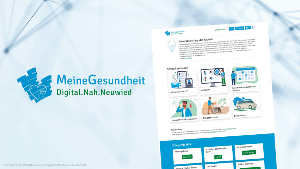 Neue digitale Gesundheitsplattform im Landkreis Neuwied